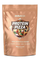 BioTech USA Protein Pizza Powder bag, a high-protein, whole grain blend for healthier pizza options.